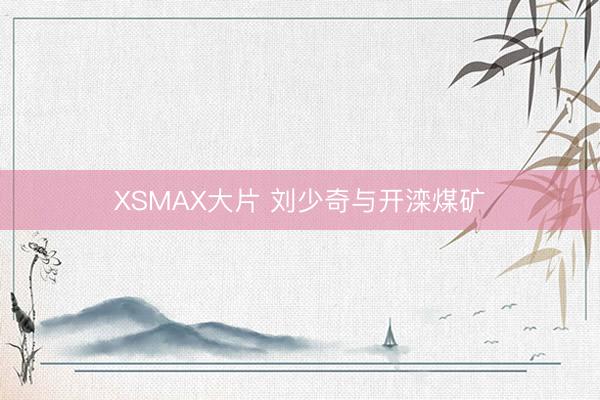 XSMAX大片 刘少奇与开滦煤矿